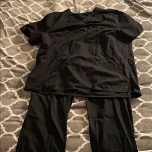 Black scrubs
